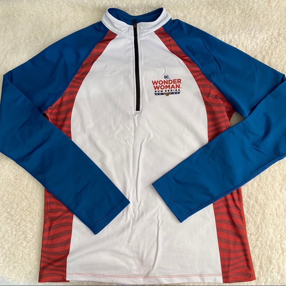 Warm quarter-zip long sleeve tee